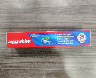 AQUAWHITE EXTRA WHITENING PRO TOOTHPASTE 200g  (Minimum Order : 40 Boxes -72 Pcs/Box) (42 Rs Pcs)