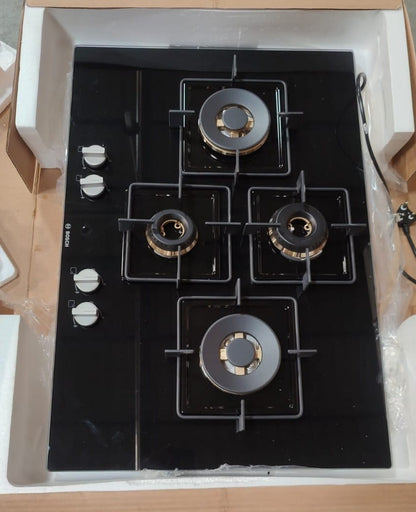 BOSCH Gas Hob – 75cm, True Brass Burners, Tempered Glass PNI7B6F10I (Minimum Order : 10 pieces) (9600 Rs/Pieces)