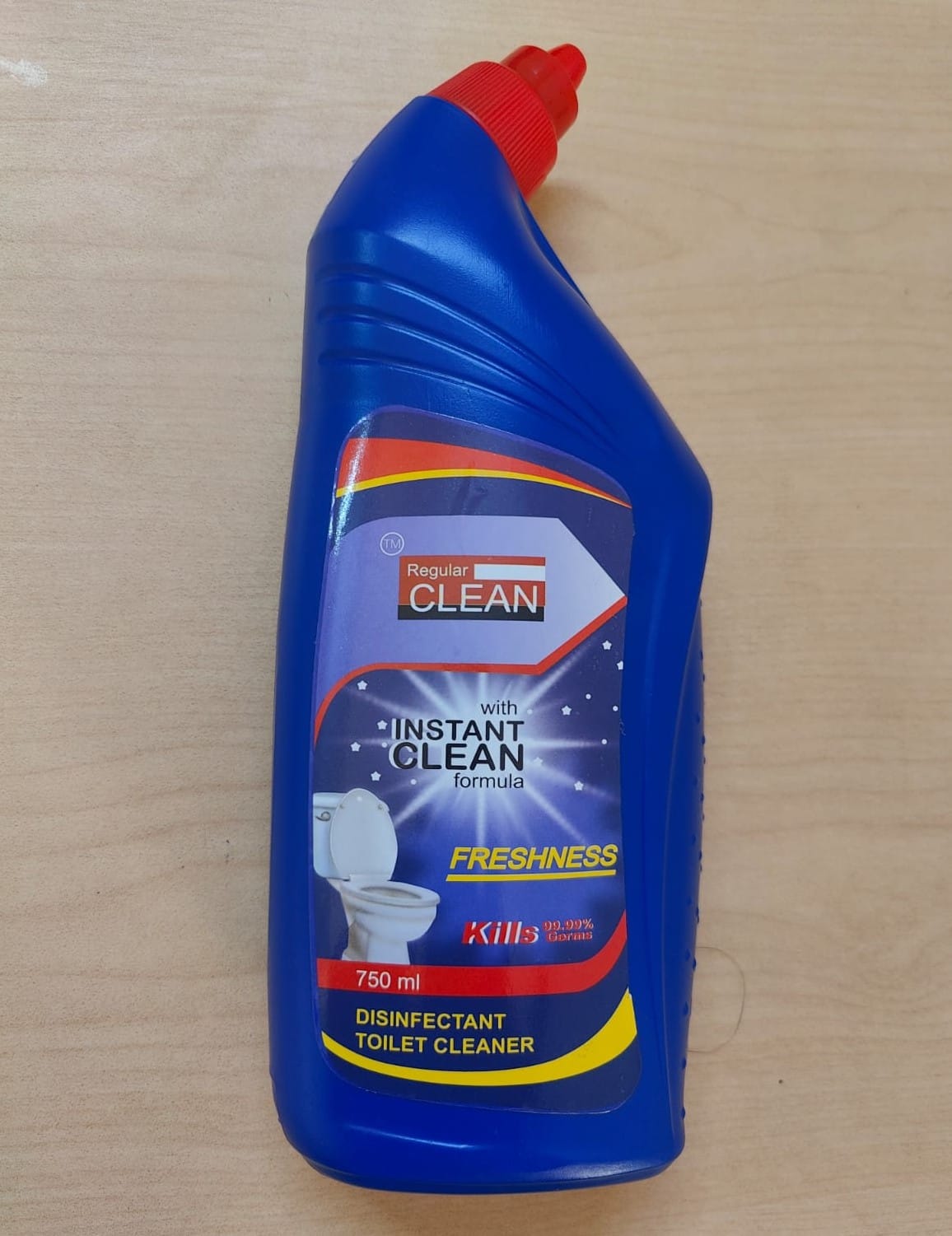 REGULAR CLEAN Disinfectant Toilet Cleaner 750ml (Minimum Order : 9 Boxes - 18 pcs/Box) (45 Rs PCs)