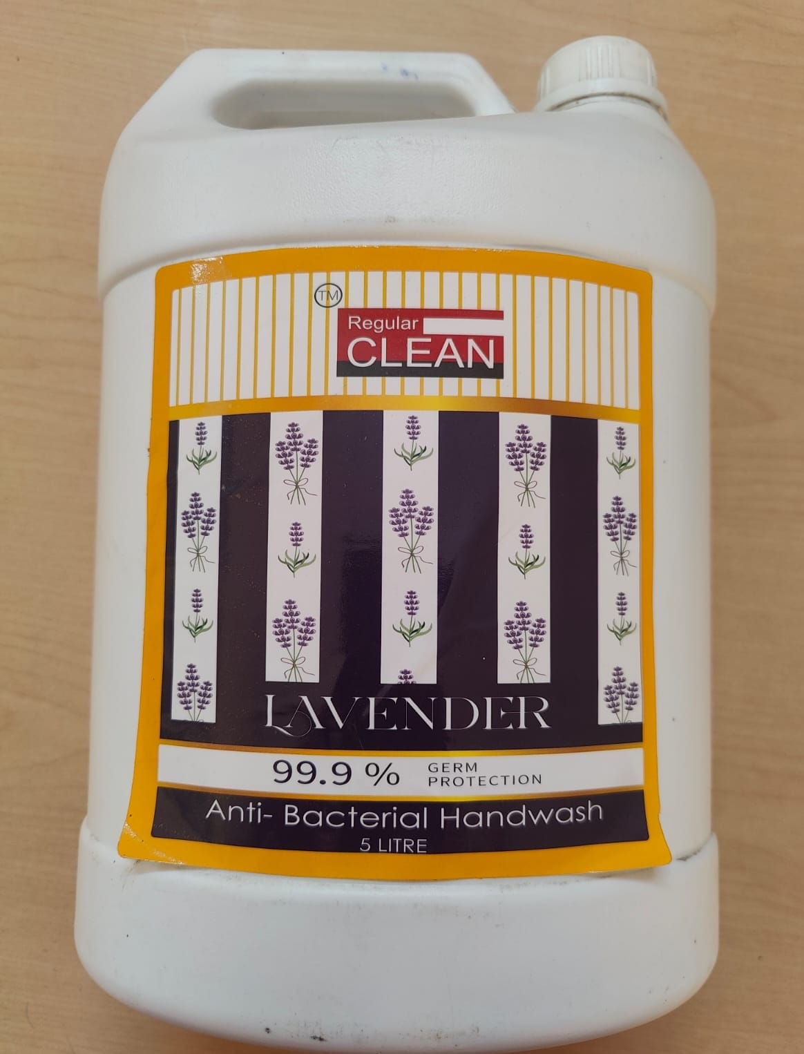 REGULAR CLEAN Lavender Liquid Hand Wash 5000 ml (Minimum Order : 10 Pieces) (190 Rs/pcs)